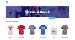 Desktop Screenshot of animalthreads.com